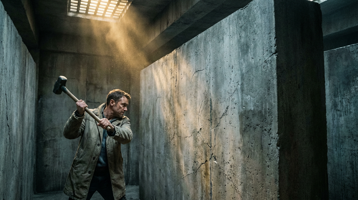 Тупик — это не конец пути. Это место, где нужно прорубить новую дверь