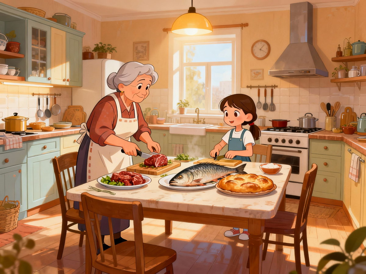 Аврелия и её любимая бабушка