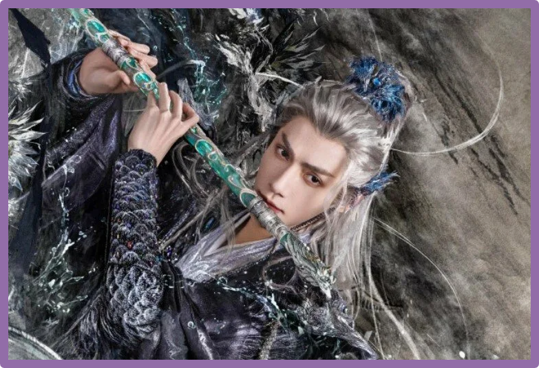 Снимок с экрана монитора. Актер Ло Юнси (Лео Ло)