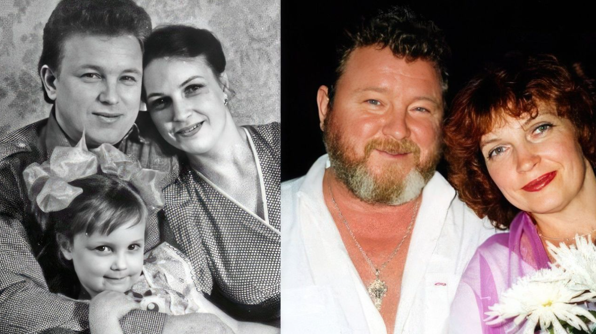 Михаил Евдокимов с женой и дочкой