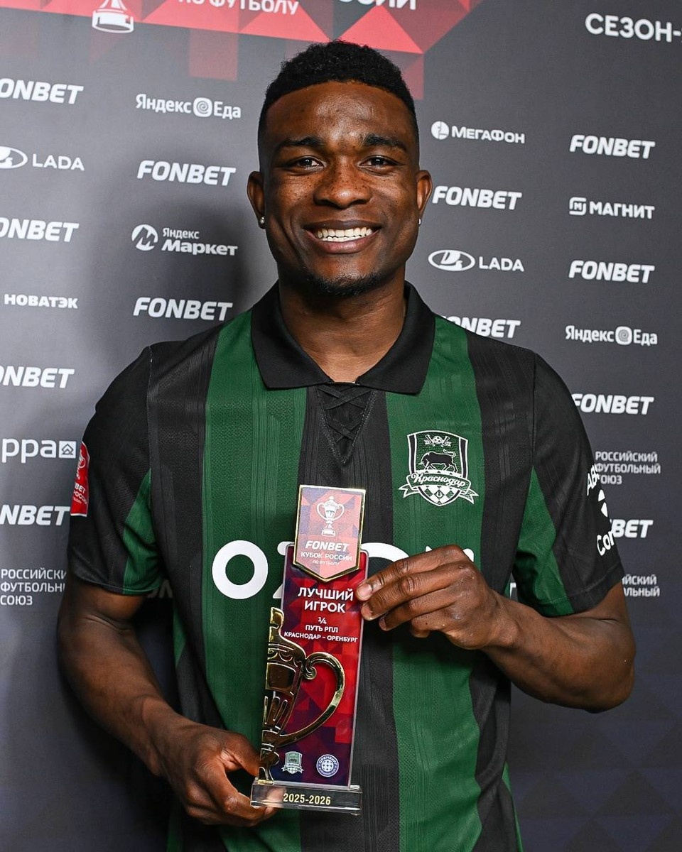  Джон Кордоба может побить рекорд Смолова по забитым голам. Фото: фК "Краснодар"