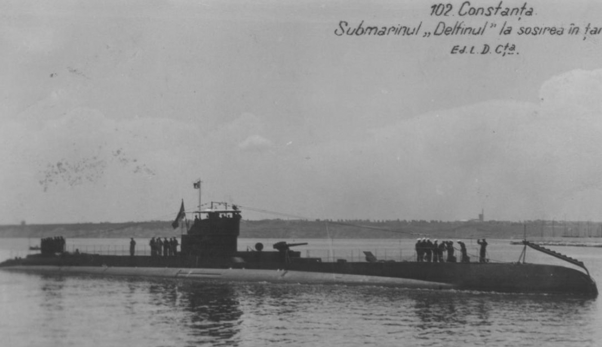  Румынская подводная лодка "Дельфинул" в Констанце