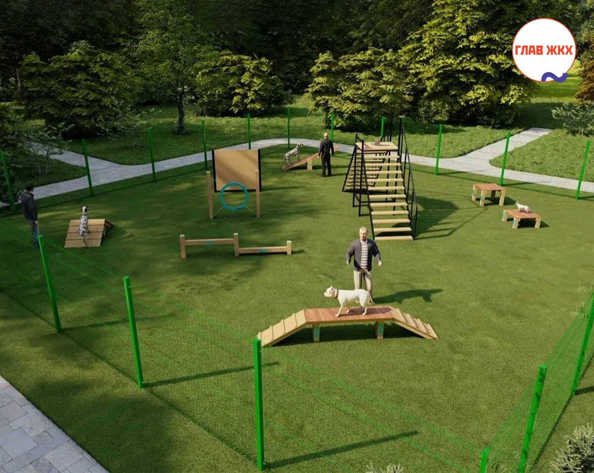 В России появился первый единый стандарт на обустройство площадок для выгула собак
