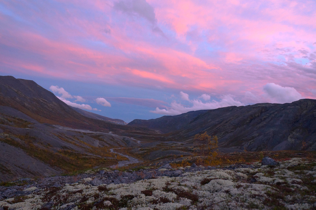 Закат в Хибинах