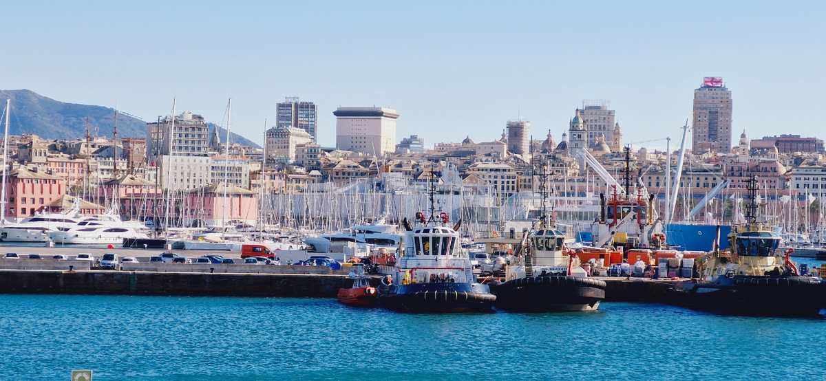 Порт Генуя Италия. Фото автора канала