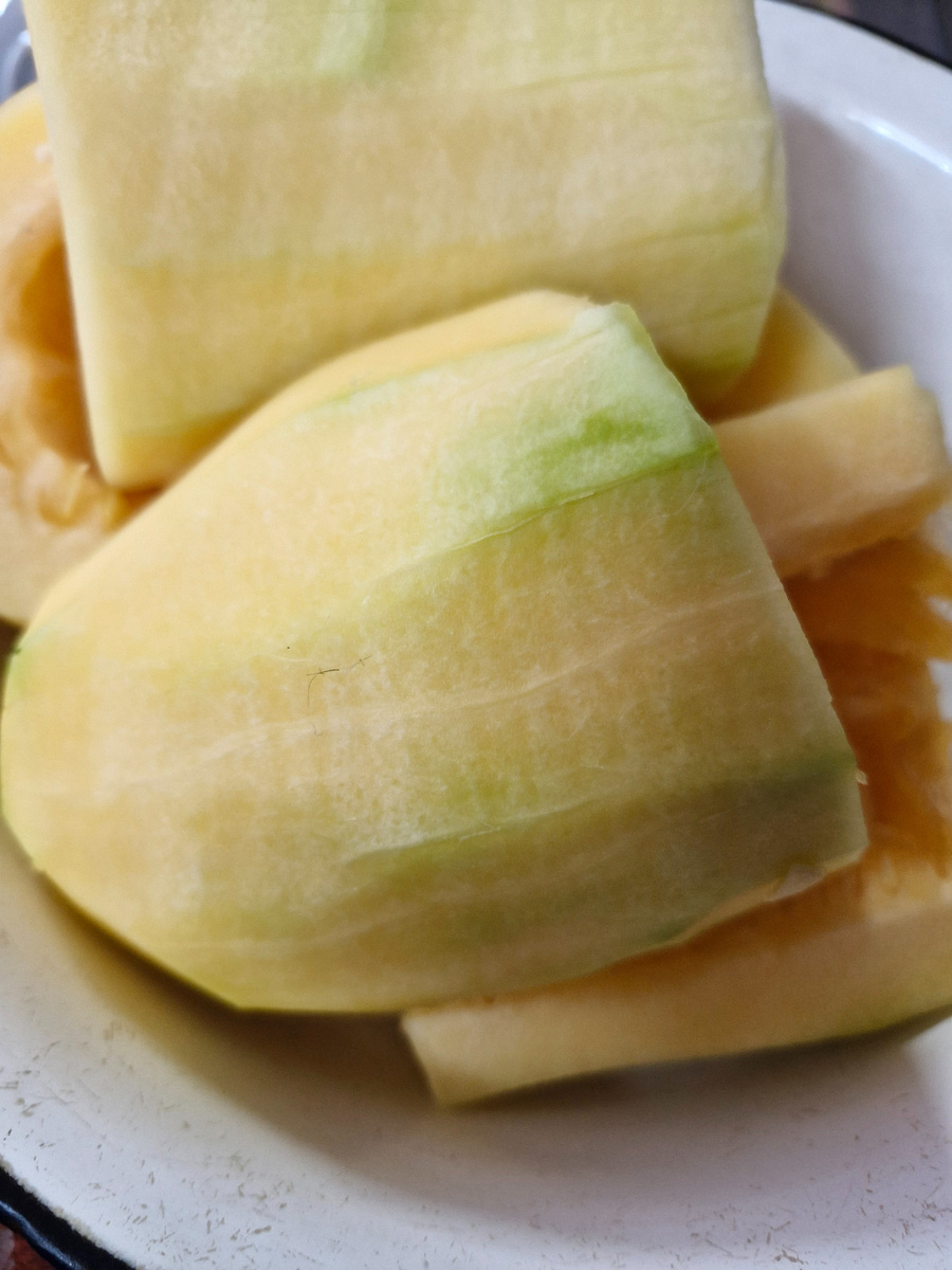 Последний кабачок, урожай этого года 