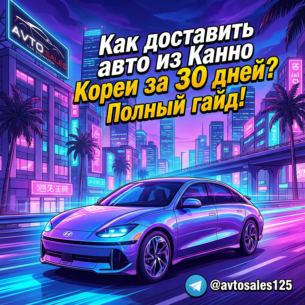    Как заказать авто из Кореи за 30 дней: пошаговый гайд для новичков Авто Сейлс