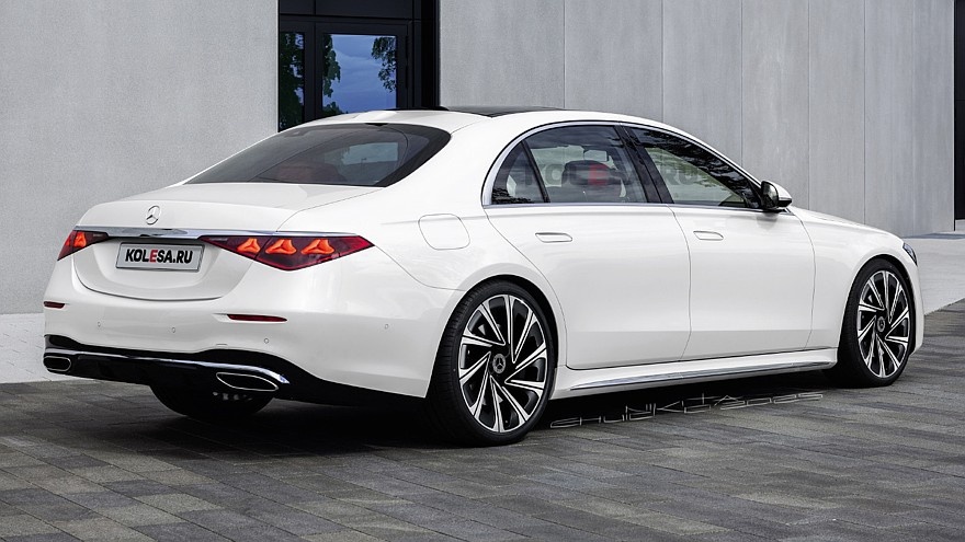    Рендер обновлённого Mercedes-Benz S-класса
