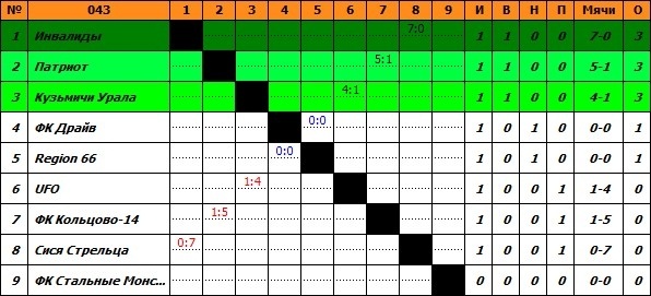 19й 043. После 1го тура