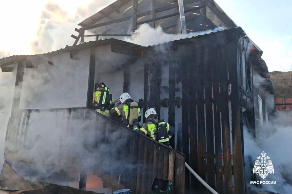    Пожар в Онгудайском районе. Источник: МЧС Республики Алтай