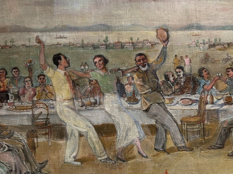 Александр Лабас. Еврейская свадьба (фрагмент). Фото Марина Чечушкова
