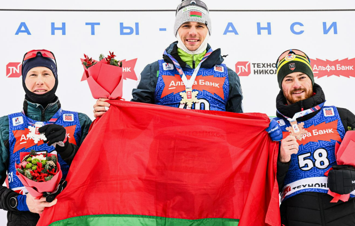 Антон Смольский - победитель гонки на 10 км. Фото: соцсети