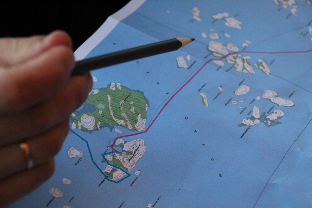 Перед путешествием по Кемских шхерам стоит изучить карту. Фото: Полина Воронова