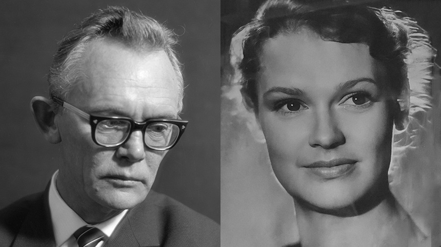 Леонид Гайдай и Нина Гребешкова. 