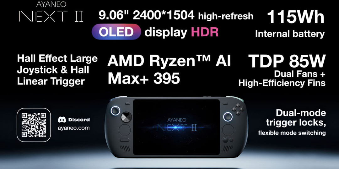 Портативная игровая консоль с аккумулятором ёмкостью 115 Втч. Ничего подобного Ayaneo Next 2 на рынке нет