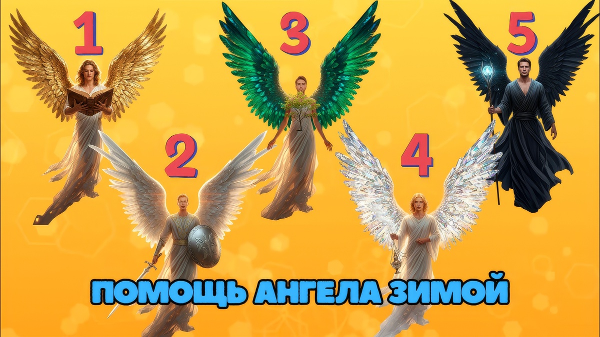 Какие Ангелы будут сопровождать вас зимой? | Выберите ДВА на картинке! Дмитрий Петров📷

