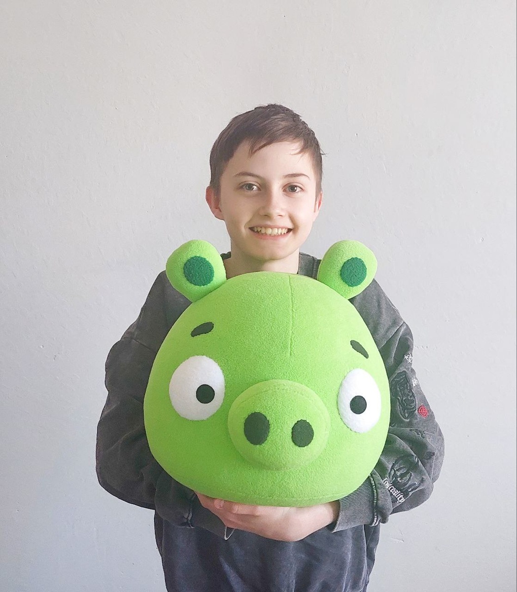 За неимением фото свиного рулета будет фото вот такой свиньи из популярной игры))) это уже моя работа 👌