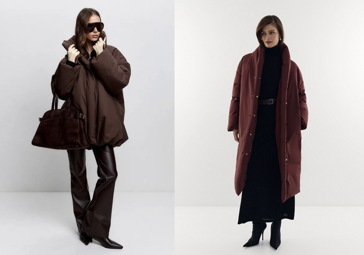 Две дизайнерские модели из российских магазинов. Слева авангардная, справа - роскошно-консервативная. Мне очень нравится, когда такие вещи шьют из велюровой ткани или с легким блеском. 