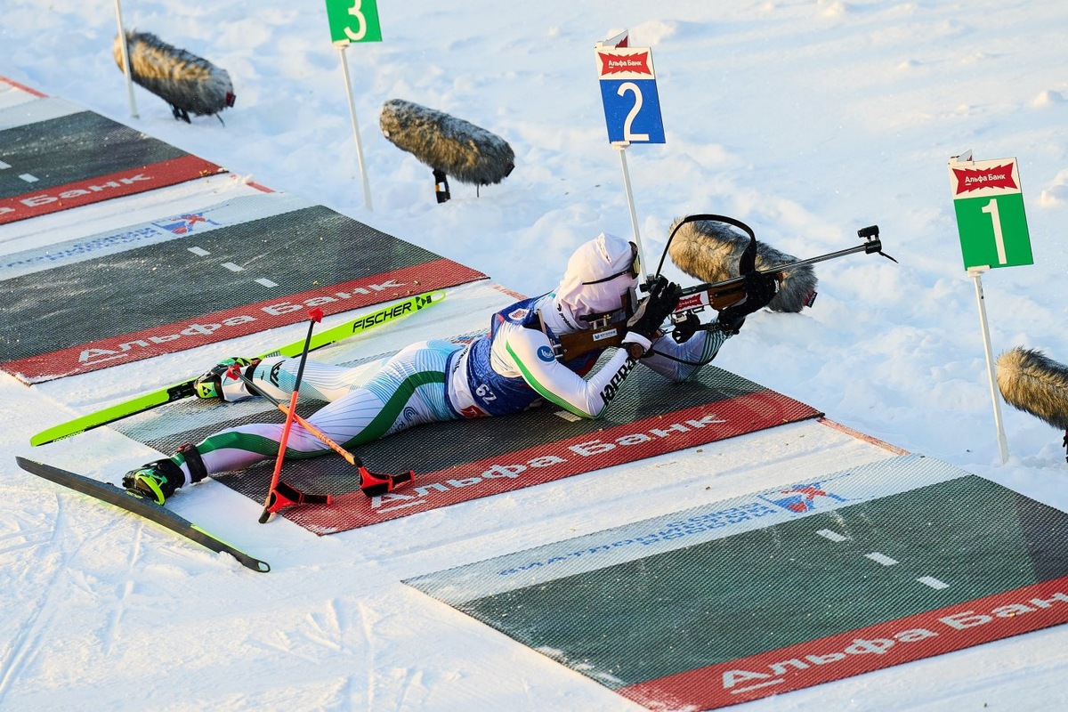    В топ-40 спринта на этапе Кубка России по биатлону в Ханты-Мансийске забежали пятеро югорчан