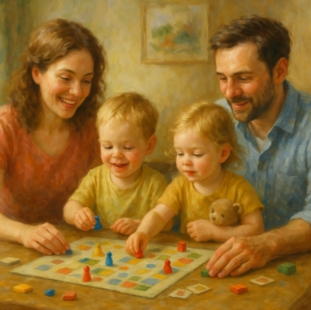 Настольные игры с простыми правилами для малышей 2–4 лет 