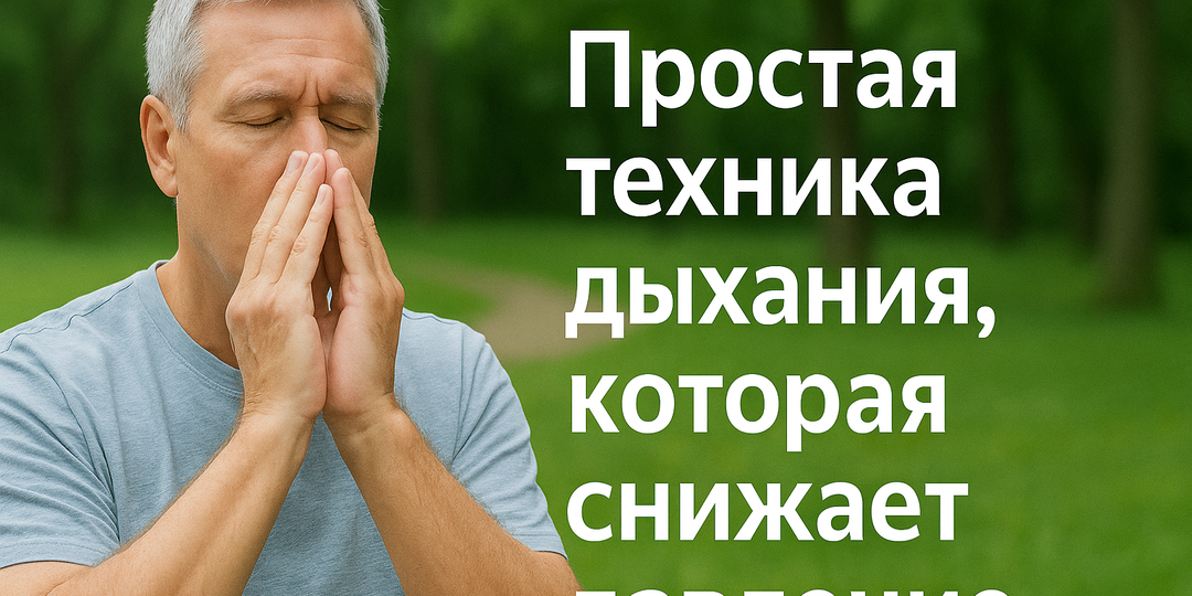 Простая техника дыхания, которая снижает давление?