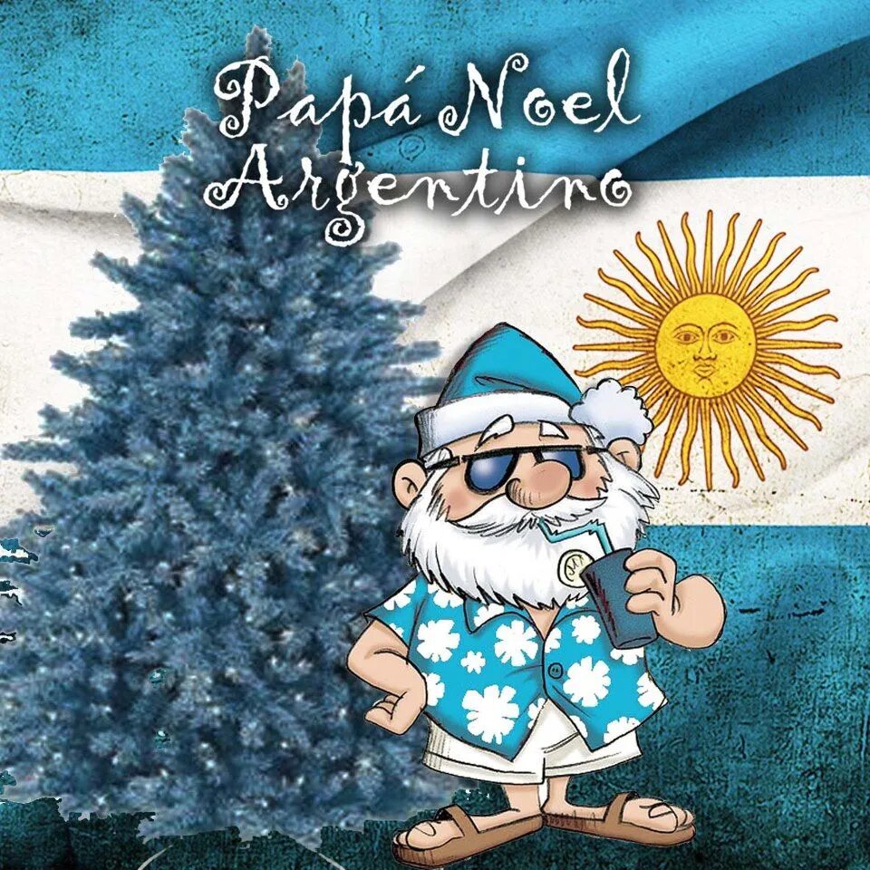 В Аргентине привычного всем Деда Мороза (Санта-Клауса) называют Папа Ноэль. Фото из открытых источников. 