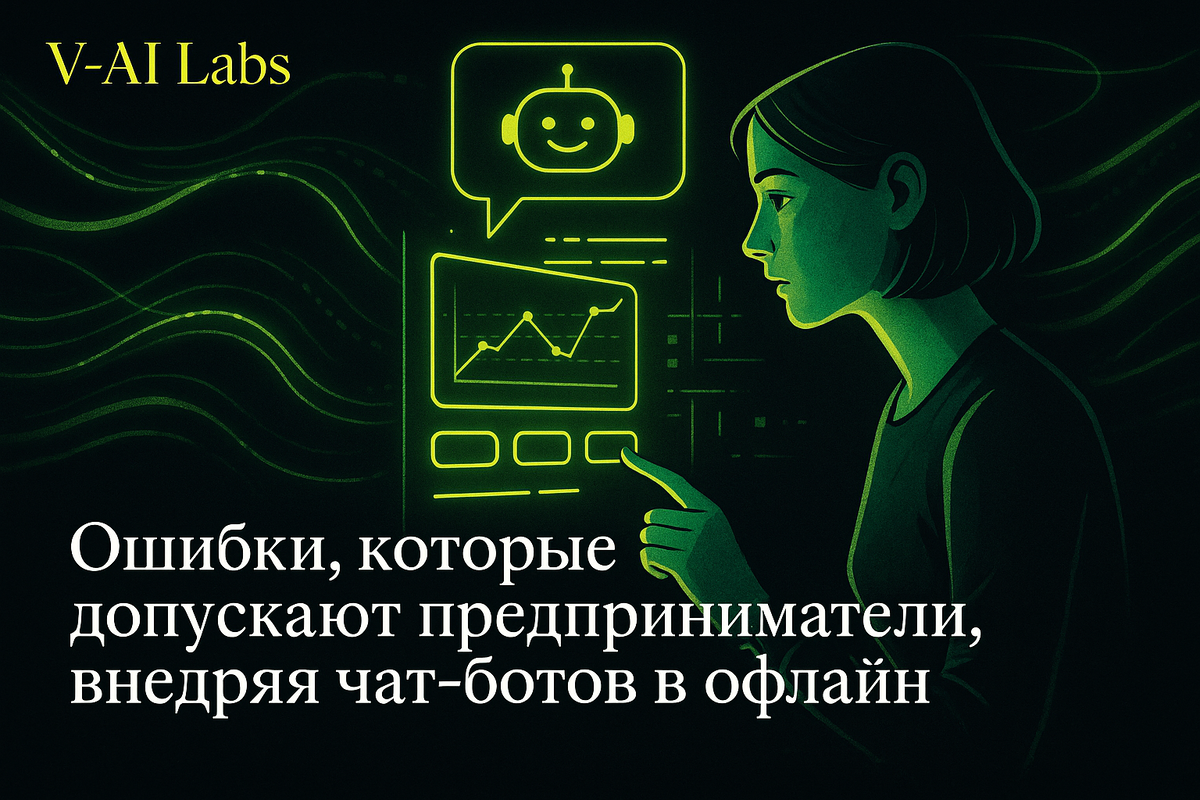    Типичные ошибки внедрения чат-ботов в офлайн-бизнесе
