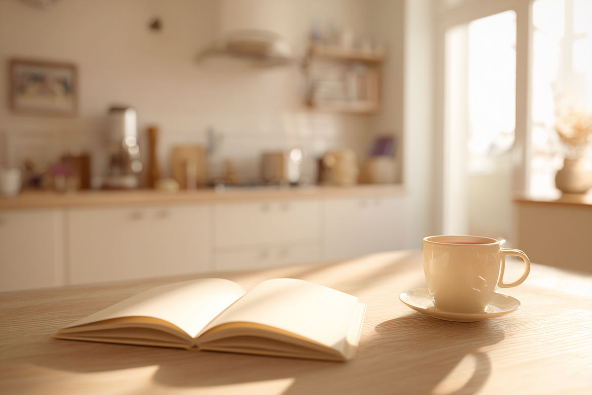 Мой тихий утренний уголок, где я планировала эксперимент.