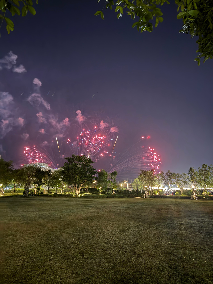 Начало фейерверка 