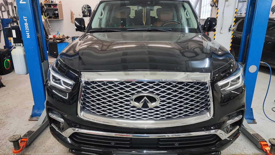 Что произошло с мотором на INFINITI QX80 на пробеге 50.000 км