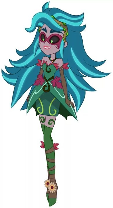 Глариоса в середине