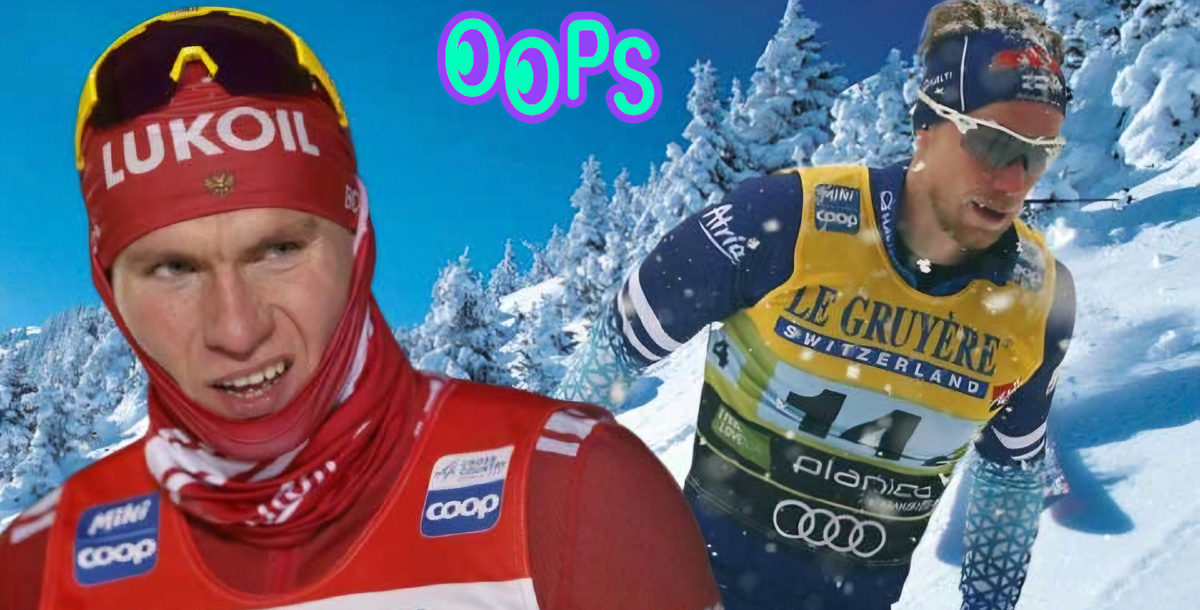 Большунов и Мяки... не дошло до драки 😱