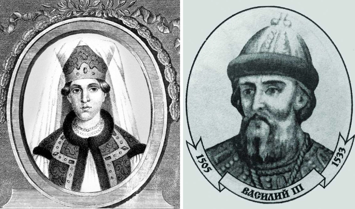 Елена Глинская и великий князь Василий III