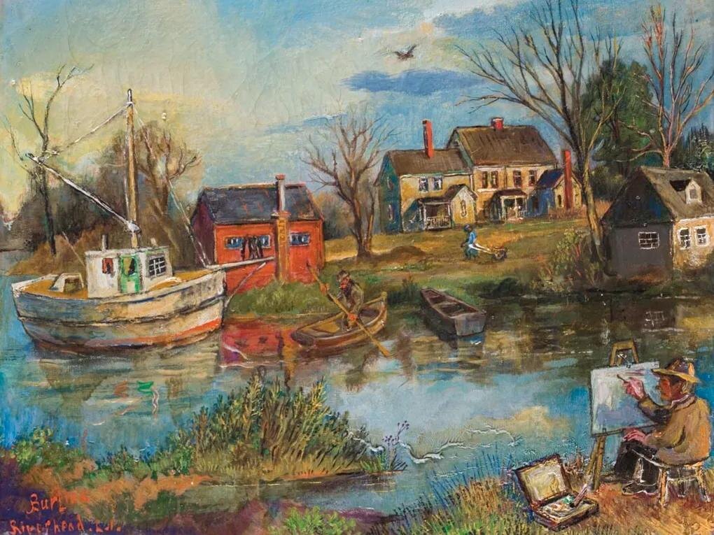 Без названия. Холст, масло. 35 × 40 см