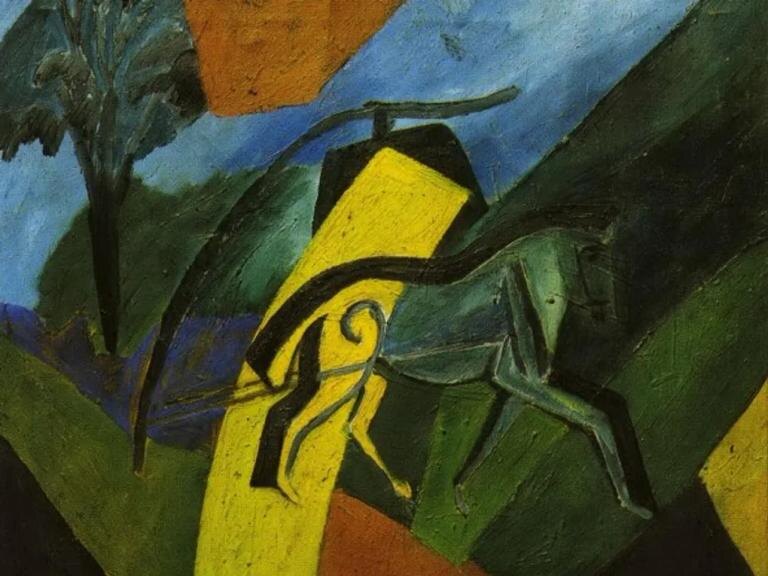 Лошадь-молния. Холст, масло. 