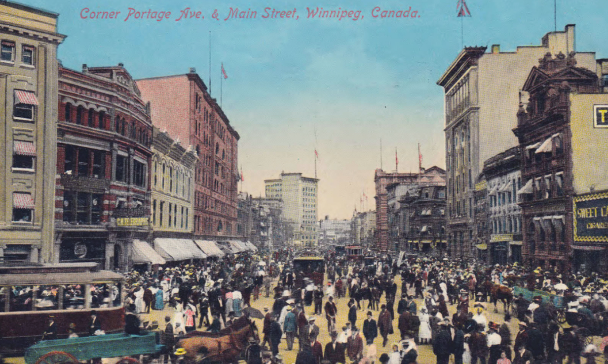 Виннипег первой четверти ХХ века. Источник - https://realt.onliner.by/2022/05/17/80-let-nazad-krupnyj-kanadskij-gorod .