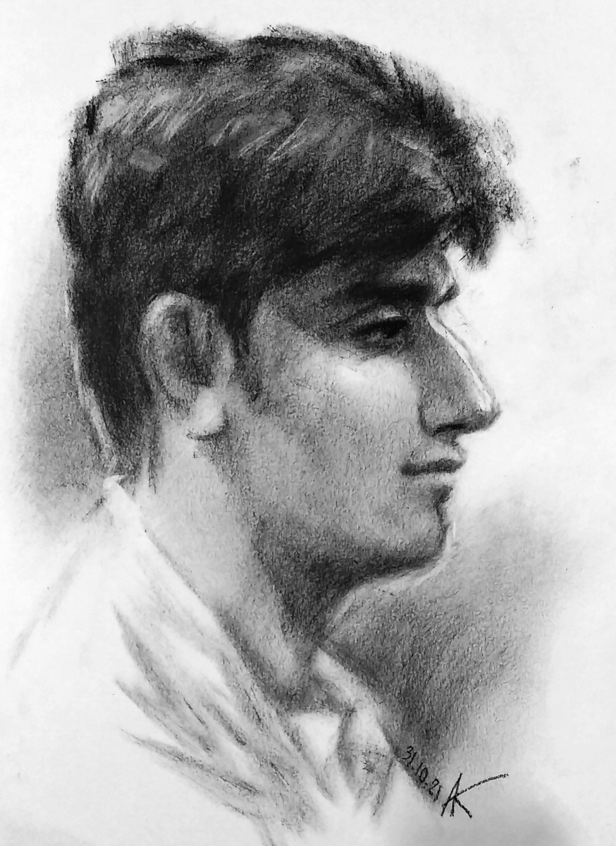 Портрет и посетитель с портрета. 