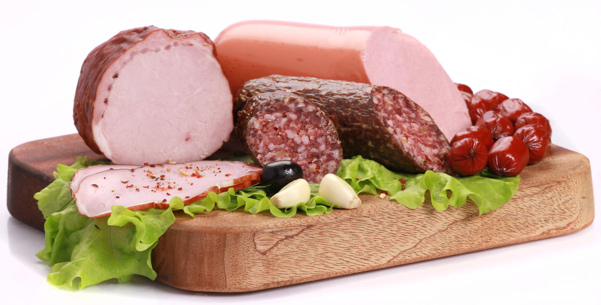 Различные виды колбас