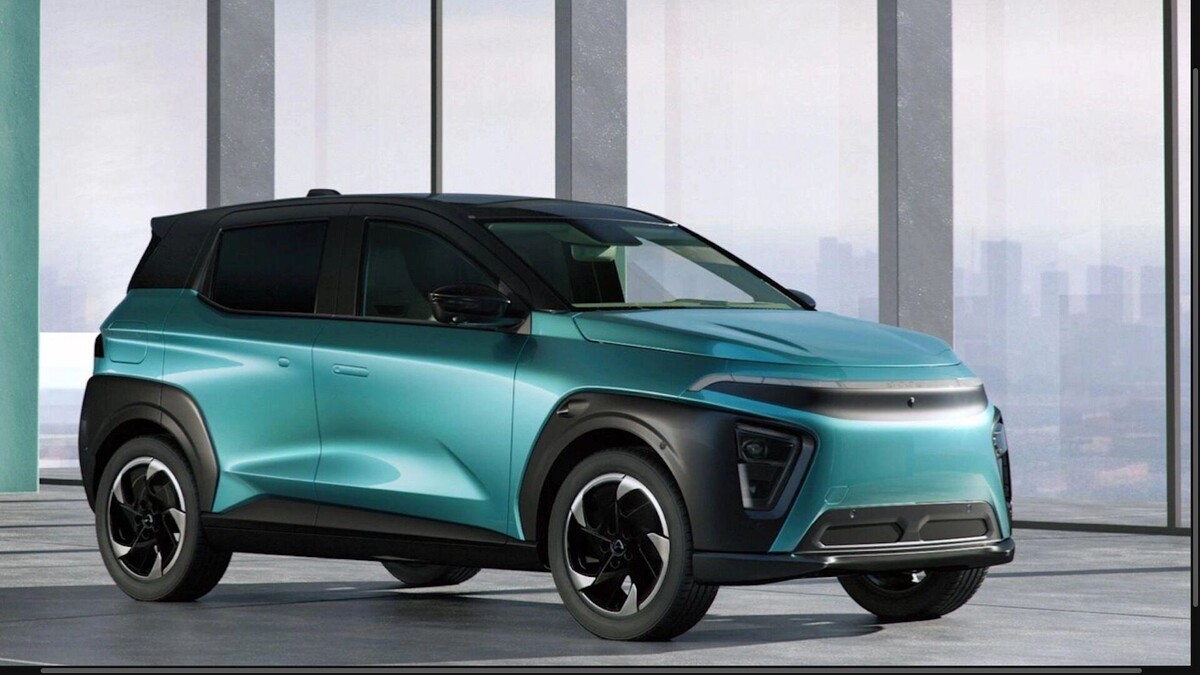 Завод «Москвич» собрал первый экземпляр полностью отечественного электромобиля «Атом». Фото: пресс-служба проекта «Атом»