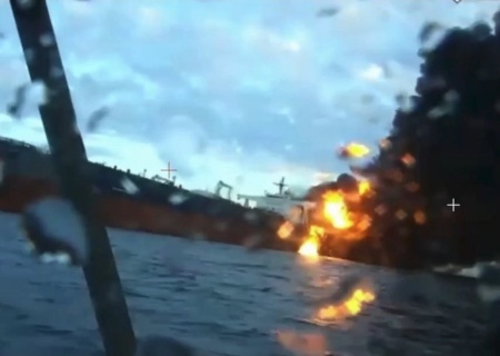    Украина атаковала терминал с нефтью из Казахстана