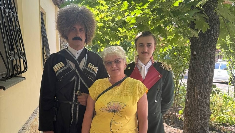    За кадром с дублёрами «Мартынова» и «Лермонтова» Фото: личный архив Е. Шмидт