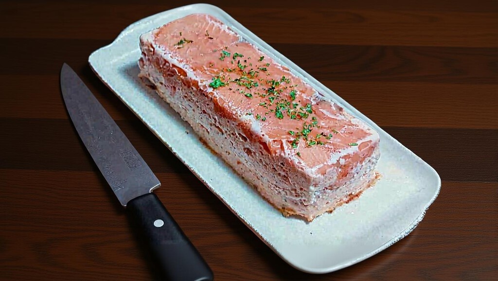 Террин с лососем