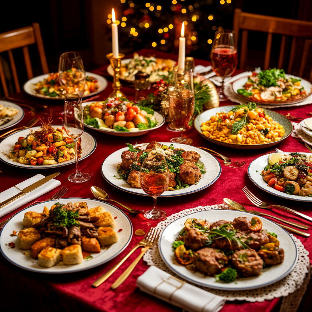 Новогодний стол