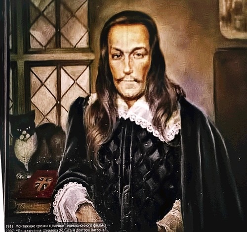 «Боже мой! — сказал Холмс. — А ведь по виду он такой спокойный, тихонький. Правда, в глазах есть что-то бесовское». 