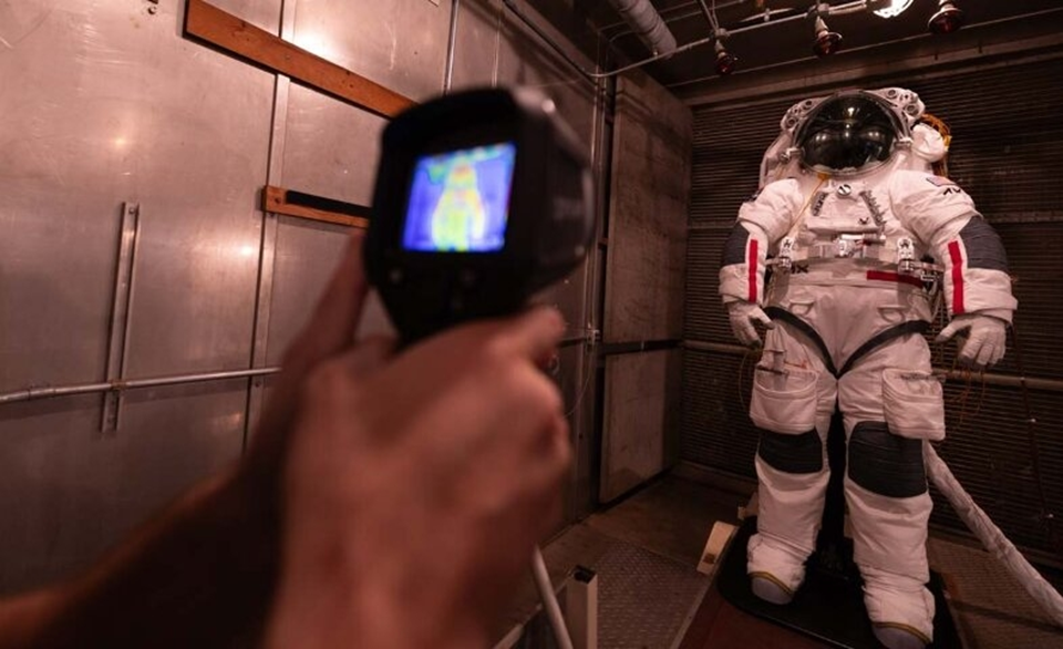 Скафандр AxEMU на испытаниях. Фото: Axiom Space