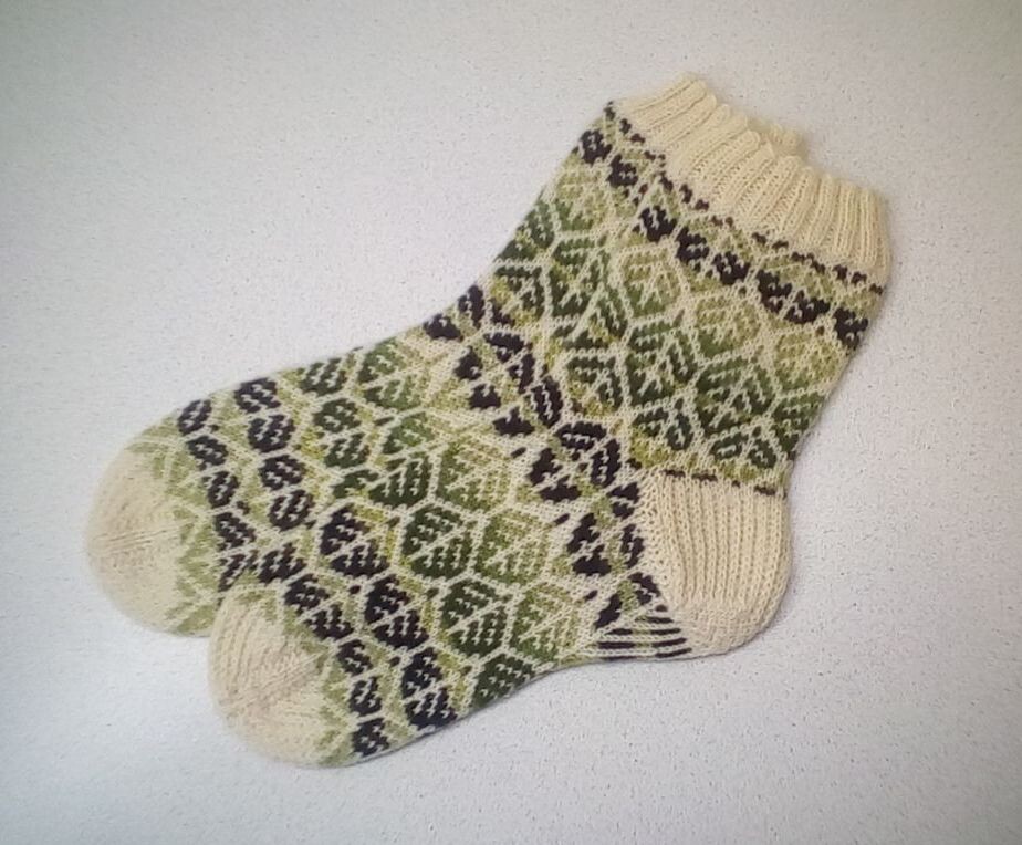 Жаккардовые носочки 