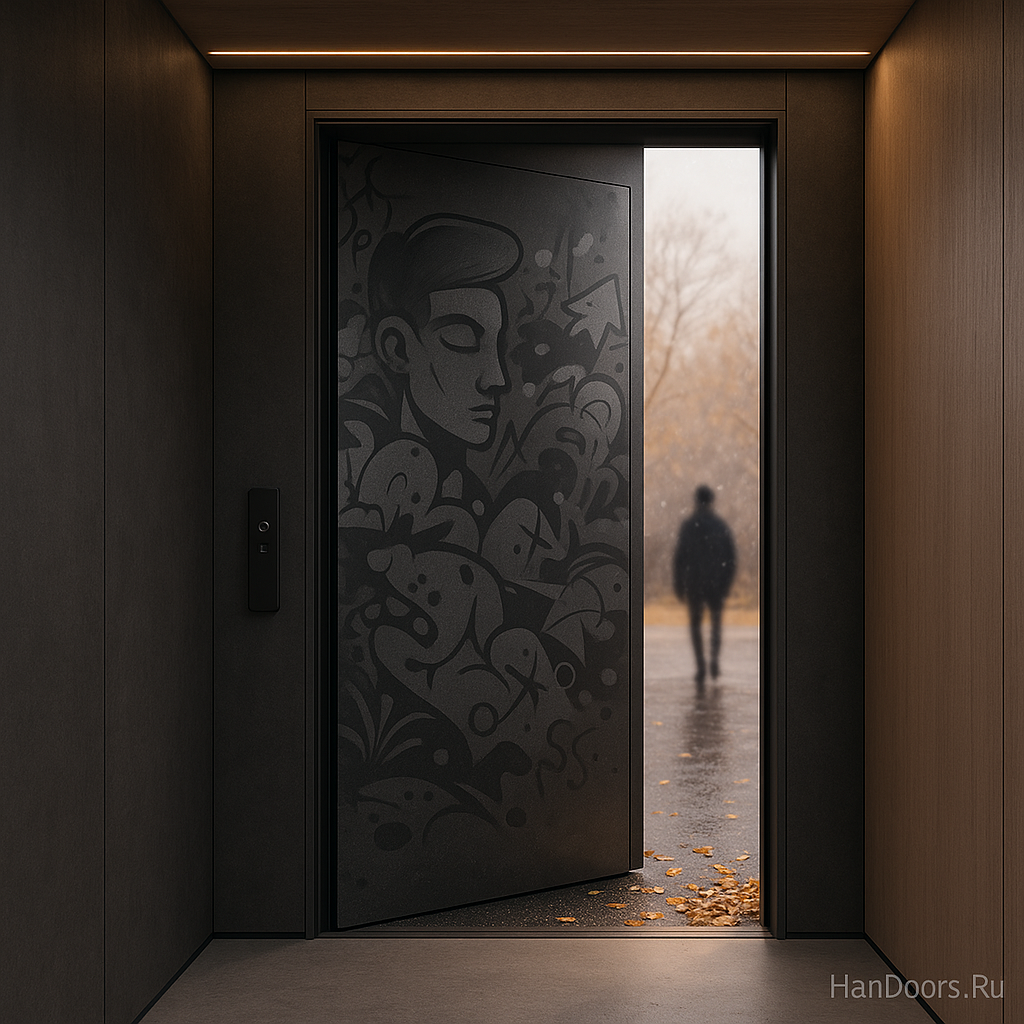    Декоративные двери с граффити: Новый взгляд на уличную культуру Autor