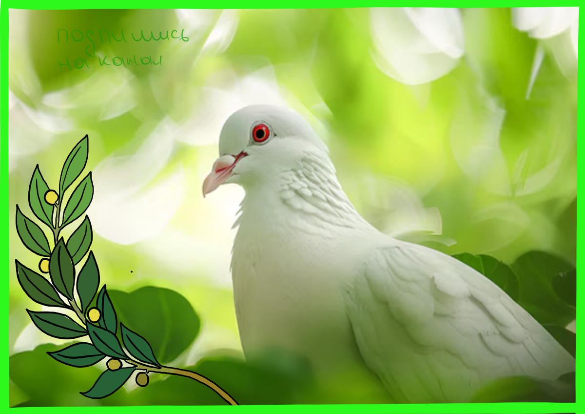 Белый голубь - символ мира, а всё ли так на самом деле чисто и прекрасно