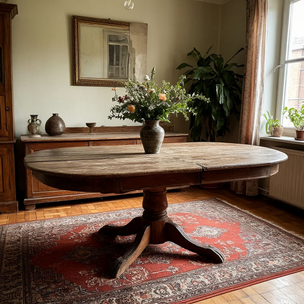 Старый стол