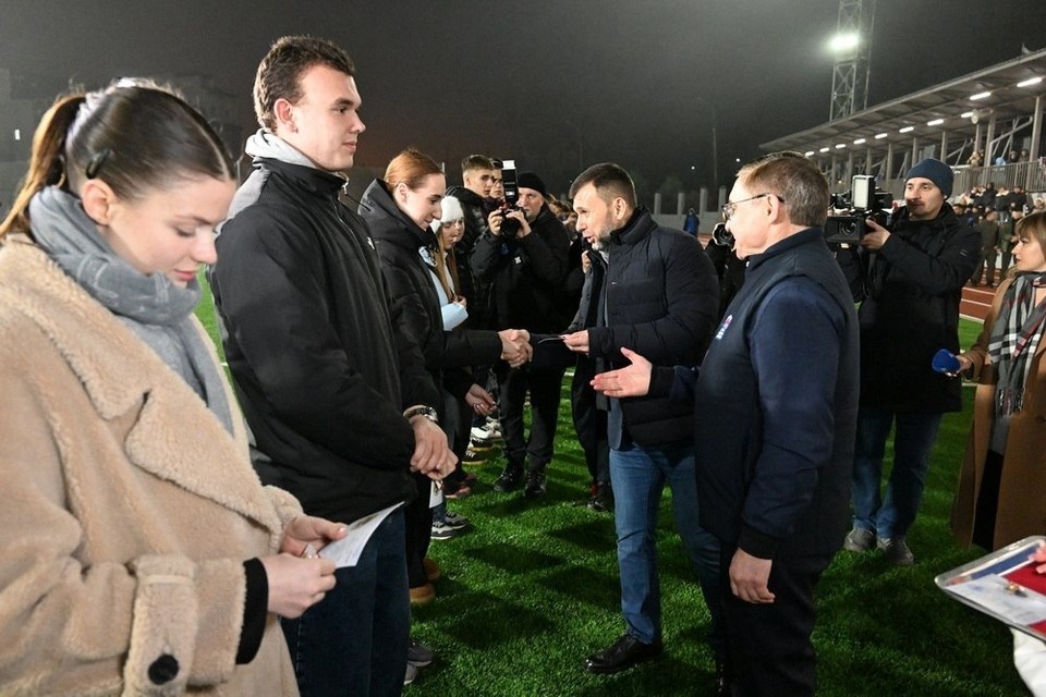    В Мариуполе появился еще один современный спортивный комплекс. Фото: t.me/PushilinDenis